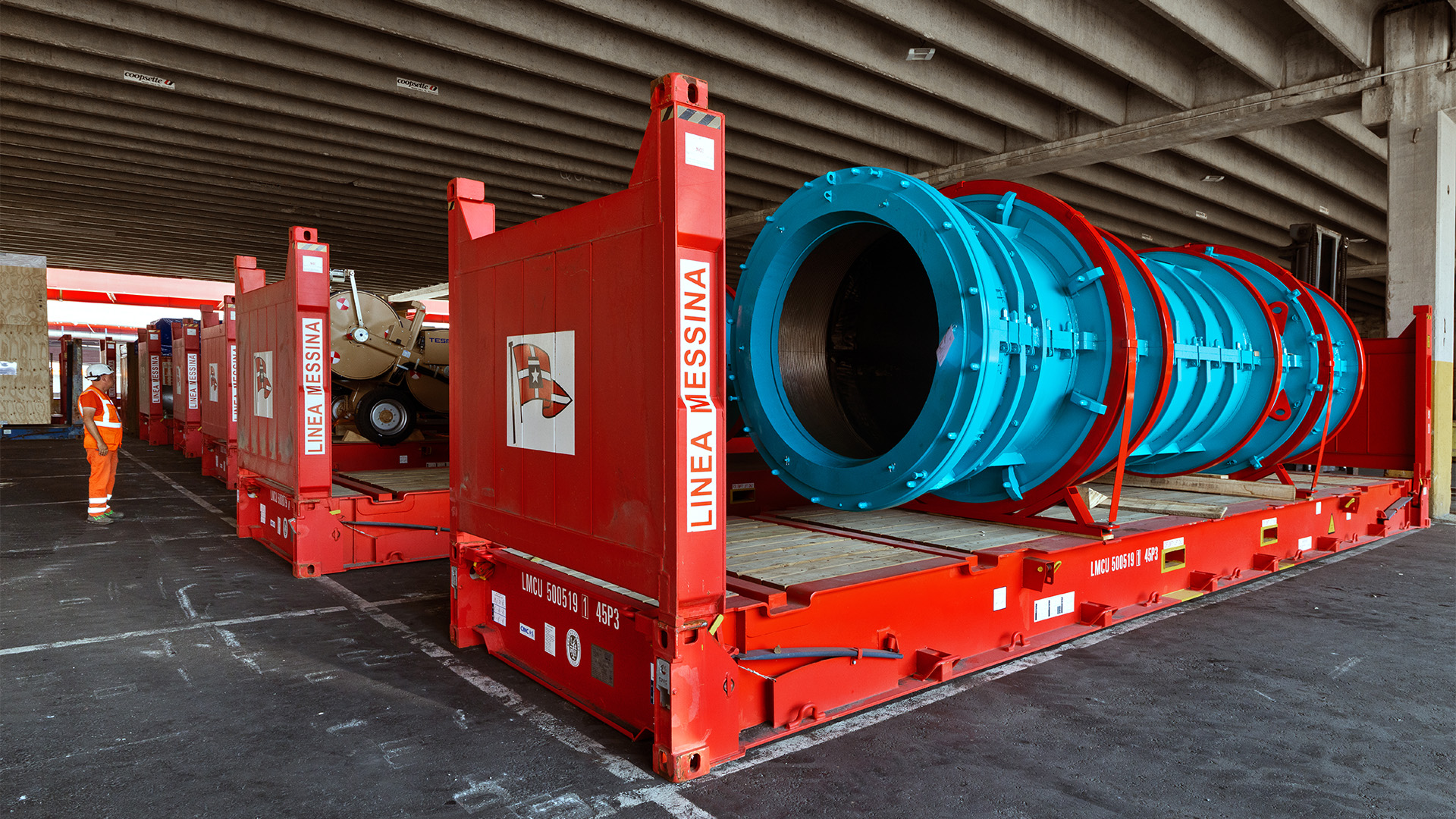 Special cargo messina pronti al trasporto di varie componenti