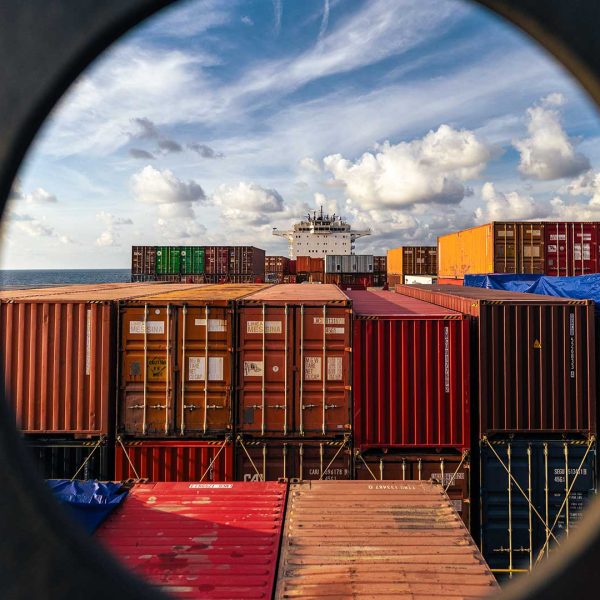 Jolly Verde dettaglio sui container